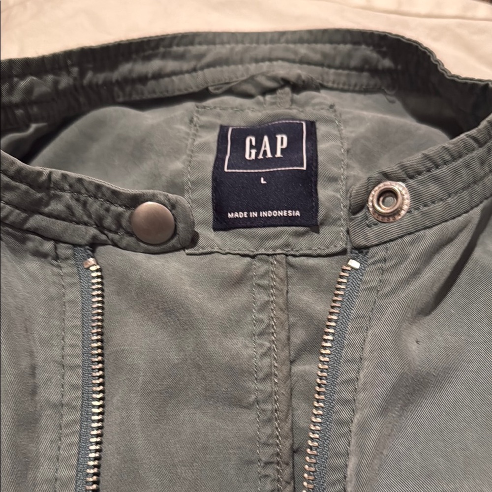 GAP Teal Jacket with Metallic Accents